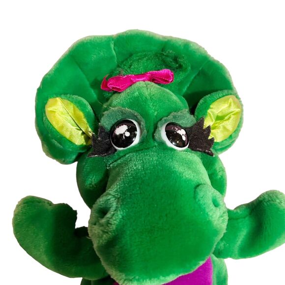 Baby Bop Puppet Vintage Barney the Dinosaur Stuffed Animal Plush Toy 15 Inch - Picture 4 of 8
